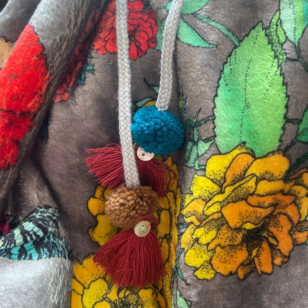 Johnny Was drawstring blanket bag (no blanket)